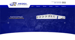 Desktop Screenshot of medextransport.com